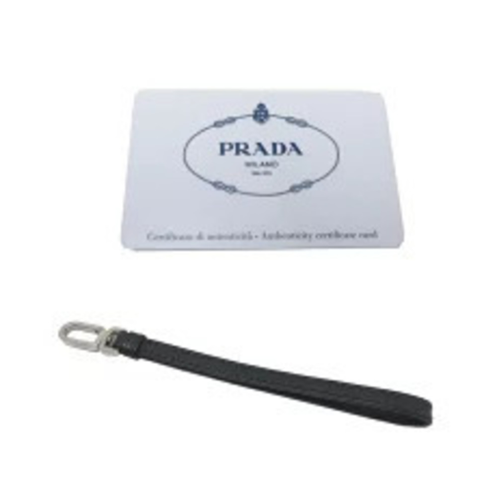 Prada Shoulder Bag Saffiano Leather Black - Picture 9 of 9